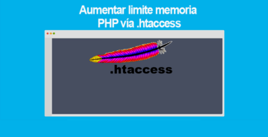 Aumentar limite memoria PHP vía .htaccess