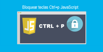 Bloquear teclas Ctrl+p JavaScript