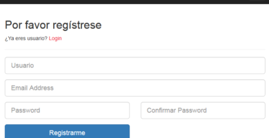 Registro del sistema login PDO