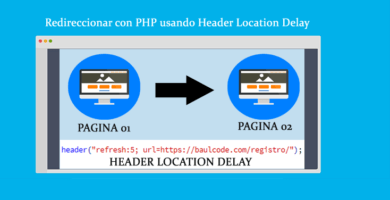 Redireccionar con PHP usando Header Location Delay