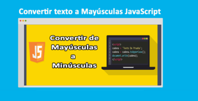 Convertir texto a Mayúsculas JavaScript