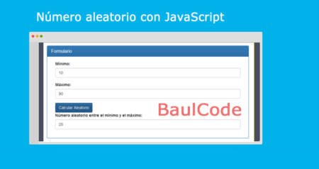 Número aleatorio con JavaScript