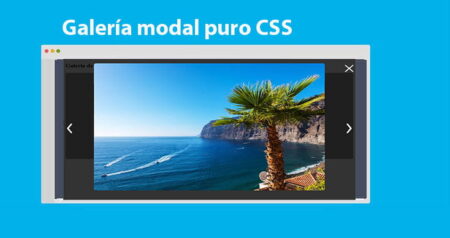Galería modal puro CSS Ejemplo completo