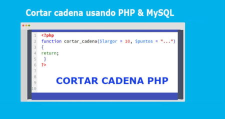 Cortar cadena usando PHP & MySQL
