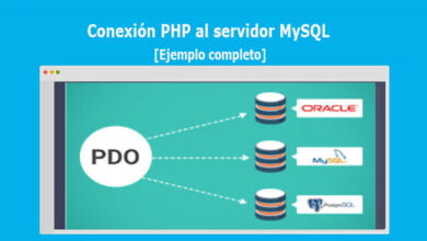 Conexión PHP al servidor MySQL
