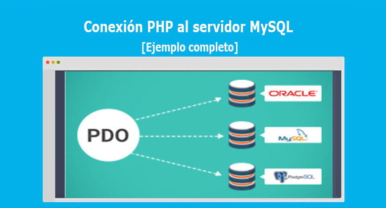 Conexión PHP al servidor MySQL