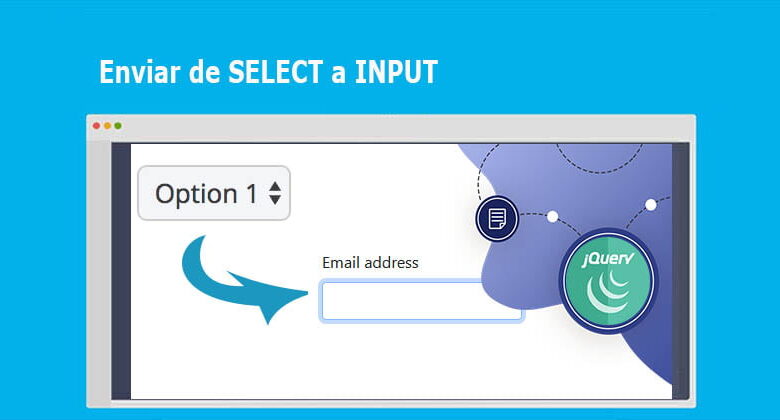 Enviar de SELECT a INPUT