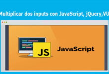 Multiplicar dos inputs con JavaScript, jQuery,VUE