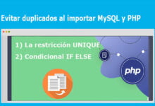 Evitar duplicados al importar MySQL y PHP