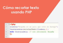 Photo of Cómo recortar texto usando PHP