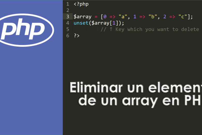 Eliminar un elemento de un array en PHP