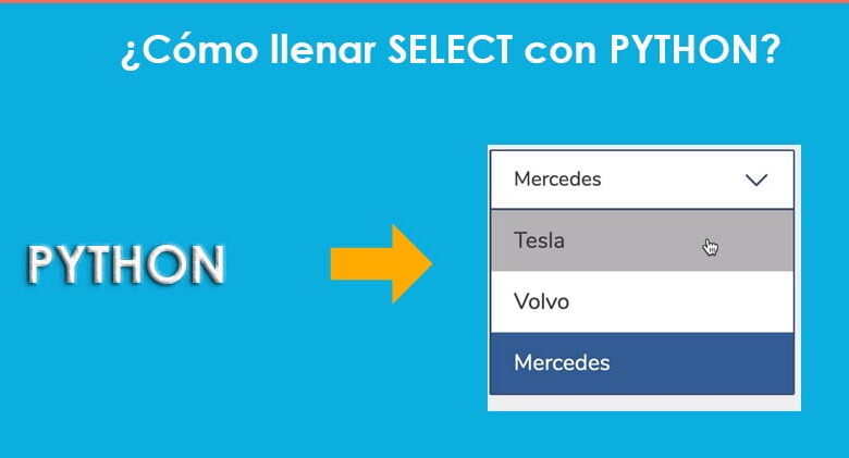Cómo rellenar SELECT con PYTHON
