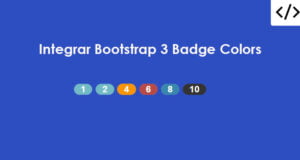 Integrar Bootstrap 3 Badge Colors