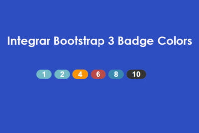 Integrar Bootstrap 3 Badge Colors